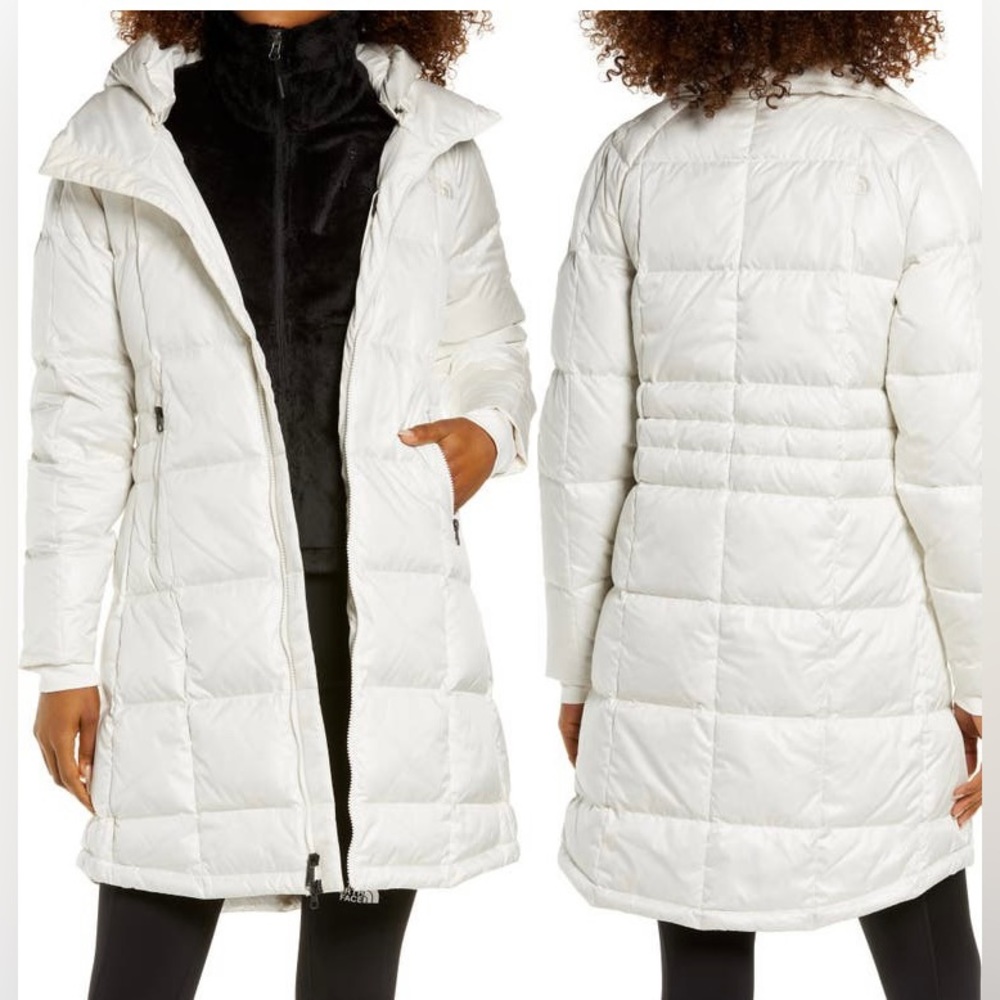 The North Face- Acropolis Water Repellent 550 Fill Power Down Parka- White- NWT
